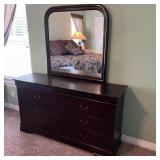 Ashley Furniture Barn Finish Dresser w/Mirror Ashley Furniture Barn Finish Dresser w/Mirror