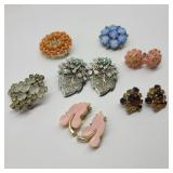 Lot of Vintage Earrings & Brooches Lot of Vintage Earrings & Brooches