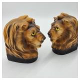 Vintage Lion Bookends