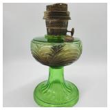 Vintage Green Oil Lamp