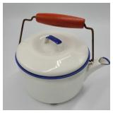 Vintage Enamel Teapot