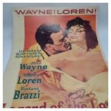 Vintage John Wayne Legend of The Lost Poster Vintage John Wayne Legend of The Lost Poster