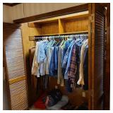Contents of Closet w/ Men's Clothing Contents of Closet w/ Men's Clothing