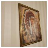 Native American Art in West Bedroom