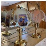 Pair of Iconic 80s Brass Lamps Pair of Iconic 80s Brass Lamps
