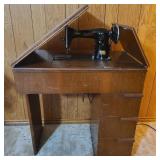 American 15 Sewing Machine Console