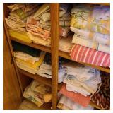 Closet Full of Vintage Sheets & Bedding Closet Full of Vintage Sheets & Bedding