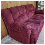 Southern Motion Burgundy Reclining Sofa