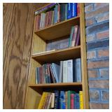 Bookshefl & Antique Books Lot on Hearth Bookshefl & Antique Books Lot on Hearth