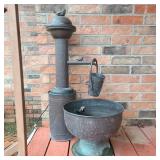 Copper Patina Bird Motif Fountain Copper Patina Bird Motif Fountain
