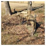 Large Lot of Concrete Deer Large Lot of Concrete Deer