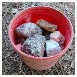 Folgers Can of Rocks & Petrified Wood