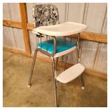 Retro High Chair w/ Enamel Tray Retro High Chair w/ Enamel Tray