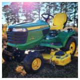 2017 John Deere X754 Lawn Tractor Riding Mower 2017 John Deere X754 Lawn Tractor Riding Mower