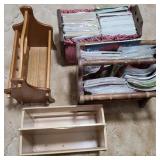 Lot of Magazine Holders & Magazines Lot of Magazine Holders & Magazines