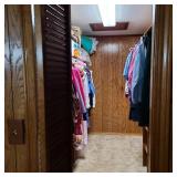 Closet Full of w/ Vintage Clothing Rugs & Blankets