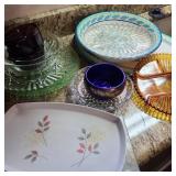 Lot of Platters w/ Mid-Century California Pottery