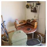 Entire Corner of Garage w/ Gardening & Cart Entire Corner of Garage w/ Gardening & Cart