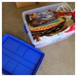 Clear Tote w/ Placemats, Games, & Sharp Clear Tote w/ Placemats, Games, & Sharp