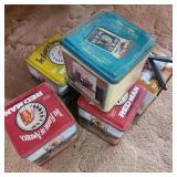 Lot of Red Man Tins w/ Wagner Ware Cast Iron Lot of Red Man Tins w/ Wagner Ware Cast Iron