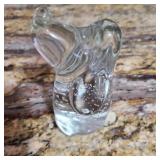 Art Glass Beagle Paperweight Art Glass Beagle Paperweight