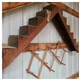 Vintage Tiered Stair Shelf Vintage Tiered Stair Shelf