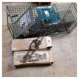 Lot of Animal Traps