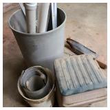 Assorted Pipe, Dog Feeder, & Well Pump Lot Assorted Pipe, Dog Feeder, & Well Pump Lot