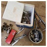 Lot of Assorted Sockets, Ratchets, & Extensions