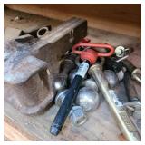 Lot of Trailer Balls, Hitch Pins, & Receiver Lot of Trailer Balls, Hitch Pins, & Receiver