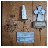 Lot of Religious Wall Decor Lot of Religious Wall Decor