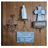 Lot of Religious Wall Decor