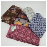 Bundle of Vintage Fabric w/ Jacquard Tapestry Bundle of Vintage Fabric w/ Jacquard Tapestry