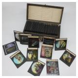 Lot of Old Biblical Themed Magic Lantern Slides