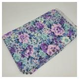 Purple / Blue Flower Upholstery Fabric Purple / Blue Flower Upholstery Fabric