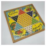 Vintage Chinese Checkers Board / Decor