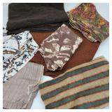 Bundle of Brown Palette Fabric w/ Copper Shimmer Bundle of Brown Palette Fabric w/ Copper Shimmer