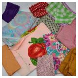 Lot of Pastel Fabric w/ Ameritex Big Apple Lot of Pastel Fabric w/ Ameritex Big Apple