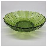 Vintage Indiana Glass Green Salad Bowl