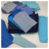 Lot of Blue Tone Fabric Lot of Blue Tone Fabric