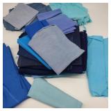 Lot of Blue Tone Fabric