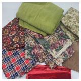 Bundle of Vintage Thick / Upholstery Fabric