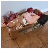 Box 1 of Vintage Clothing & Fabric Remnants Box 1 of Vintage Clothing & Fabric Remnants