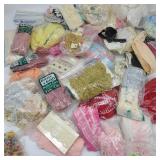 Large Lot of Colored Lace & Ribbon Large Lot of Colored Lace & Ribbon