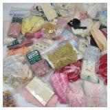 Large Lot of Colored Lace & Ribbon