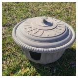 Small Plastic Hose Bucket w/ Lid