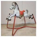 Vintage Mobo Prairie King Spring Horse Metal Toy Vintage Mobo Prairie King Spring Horse Metal Toy