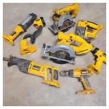 Lot of Dewalt Power Tools