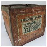 Antique Acco-Chop Tea Tin Box Antique Acco-Chop Tea Tin Box