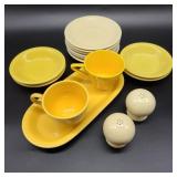 Lot of Yellow Palette Fiesta Ware Lot of Yellow Palette Fiesta Ware